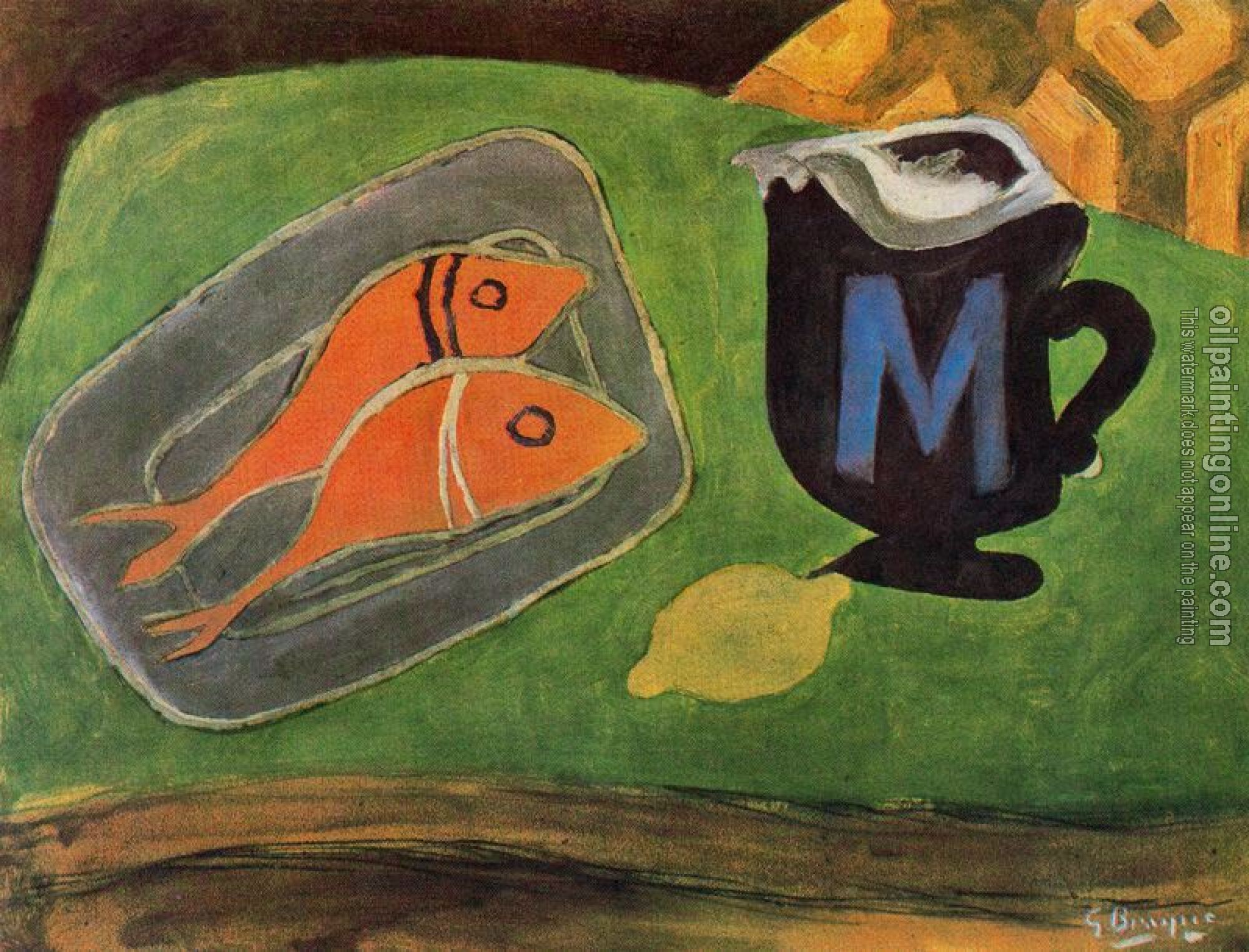 Georges Braque - Both Salmonetes